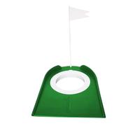 Golf Putting Cup - 17.3x13.3cm Practice Putting Hole With Flag, Training Tool | Driving Range Putter Aid For Indoor Outdoor Yard Skills Improvement Home Golf Practice