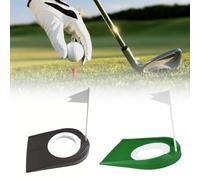 Golf Putting Cup,Plastic Golf Training Aids with Hole and Flag,Putting Hole for Beginners,Golfer Training Equipment for Men Women Indoor Outdoor Home Office Yard Lawn
