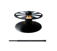 Golf Putting Cup Trainer | ABS Metal 10.4cm Practice Hole Disc | Portable Putting Green Aid With Rope Return Design | Golf Putter Training Tool For Indoor Outdoor Practice Accuracy Improvement