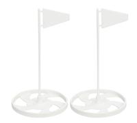 Golf Putting Cups - Golf Flag Putting Cup | 2 Pieces Golf Practice Hole Indoor Putting Hole | Space-Saving Putting Training Aid Golf Practice Equipment for Living Room Private Garden Outdoor Park