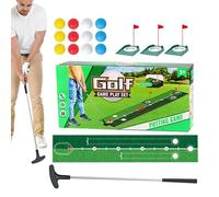 Golf Putting Green, Golf Training Mat Game Set for Outdoor, Golfing Trainer Practice Outdoor Toys for Yard Backyard Beach Boys Camping Birthday Girls Childrens Day