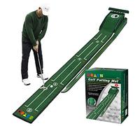 GOLF Putting Green Indoor Set,8 feet Putting Mat with Auto Ball Return,Suit for Men Gift Home Office