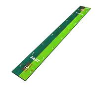 Golf Putting Mat - 30x250cm Non-Slip Training Aid | Crystal Velvet Golf Putting Green Indoor Outdoor | For Backyard Home Office Driving Range Travel Sports Game Men Dad Adults Golfer