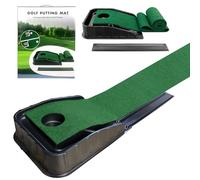 Golf Putting Mat 87'' (220cm) with Return Track in Gift Box Indoor & Outdoor