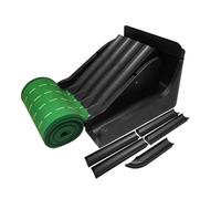 Golf Putting Mat - Adjustable Ramp Pad, Return Green with Durable Material, Foldable Indoor Training Accessory with 8.7ft Length, Swing Ball, Practice Gadget for Beginner Professional Bar Garden Home