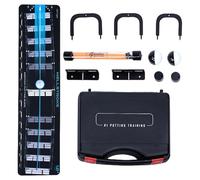Golf Putting Mat - Driving Range Putter Tool| Indoor & Outdoor Putting Green for Practice | Portable Golf Training Mat with Alignment Guides & Ball Return | Non-Slip Base, Perfect for Home and Backya