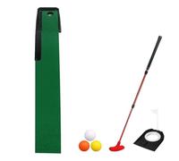 Golf Putting Mat Indoor Practice Green with Ball Return System Premium Turf Trainer Improve Stroke Accuracy Distance Control Portable Home Backyard for Husband