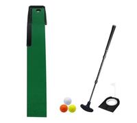 Golf Putting Mat Indoor Practice Green with Ball Return System Premium Turf Trainer Improve Stroke Accuracy Distance Control Portable Home Backyard for Husband