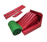 Golf Putting Mat,Pushing Pad with Ball Return | Adjustable Ramp 8.7ft Length Foldable Indoor Golf Mat,for Beginner Professional Swing Training Bar Backyard Garden Home