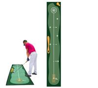 Golf Putting Practice Mat - Indoor Green-Golf Putting Matt, Indoor Putting Green Mat | Green Golf Mastery Practice Equipment with Storage Bag for Home, Gym, Yard, Garden, (19.69x118.11 Inches)