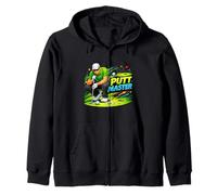 Golf Putting Precision Player Focus Strategy Style Zip Hoodie