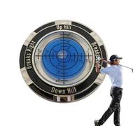 Golf Putting Reader, Compact Round Golf Putting Level | Ball Marker with Level, Training Tool to Improve Your Game Read Greens, Ball Marker