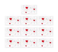 Golf Putting Stickers, 10 Sheets for Putting Alignment Labels, Golf Driver Training Tool, Suitable for Women, Men, Teenagers and Athletes, Practice Swing Distance Inside