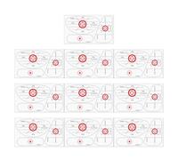 Golf Putting Stickers - Visual Clarity, 10 Sheets Guides Hitting Labels for Golf Clubs | For Women, Men, Teens, Athletes, Swinging Distance Training Indoor