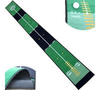 Golf putting training mat, 240x28 cm/95x11 inches, suitable for indoor and outdoor office home garden courtyard simulated lawn design, technical training putting and chipping auxiliary equipment