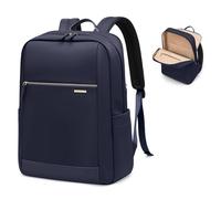 GOLF QUALITY 15.6 Inch Laptop Backpack for Women, Anti-Theft Water Resistant Commuter Backpack, Large Capacity Carry On Cabin Bag for College Work Travel UK (Navy blue)