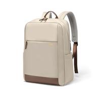 GOLF QUALITY 15.6 Inch Laptop Backpack for Women, Anti-Theft Water Resistant Commuter Backpack, Large Capacity Carry On Cabin Bag for College Work Travel UK (Apricot)