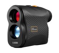 Golf Rangefinder Hunting Rangefinder Measuring Range 5 to 500m for Golf Training Hunting Construction Forestry Investigation Black 1 Pack