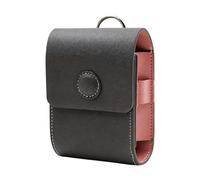 Golf Rangefinder Pouch with Ball Storage and Slots Functional Portable Waist Bag for Golfers on Course Walks Yardage Finder Golf Tote Storage Belt Course Accessory Outdoor Compact Leather Holder