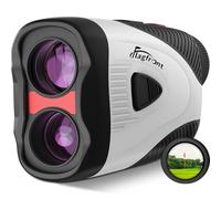 Golf Rangefinder with Slope & Pin Lock Vibration, 1000 Y Range Finder Golf, 6X Magnification & HD LCD ，Tournament Mode Switch, Rechargeable with Magnetic Stripe - Golf Accessories for Men