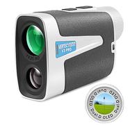 Golf Rangefinder with Slope Switch, 1300 Yards Pro Laser Range Finder for Hunting Golfing, 7X Magnification with Flag Pole Locking Vibration & Magnet Stripe & IPX7 Waterproof & OLED Dual-Color Display