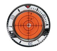 Golf Reader - Double Sided Putting Marker, Professional Zinc Alloy Tool, Perfect Break Indicator for Course Training, Game Improvement and Precision Alignment, 3.5x3.5cm