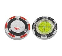 Golf Reader Markers - Reader | 1.26x0.28 inches Compact Level for Putting | GolfBall Marker with Level | Training Tool to Improve Your Putting Game Read Greens | Ball Marker Levels Accessor