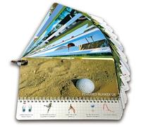 Golf Reference Cards | Pocket Survival Guide & Golf Instruction Booklet | Waterproof Compact PVC Cards for Problematic Shots | Upgrade Your Game Instantly