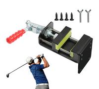 Golf Regrip Tool - Club Shaft Clamp, Grip Change Assistant | Quick Lock Bench Vise Device, Workshop Repair Support, Grip Installer Safe for Golfers of All L