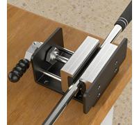 Golf Regrip Vise, 360° rotatable head, Club Vise Clamp | spiral locking system, scratch-resistant padding, lightweight body, indoor-outdoor applicability, grip-removal support,