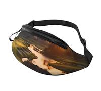 Golf Resort Park Fanny Pack for Men Women, Fashion Festival Fanny Pack, Travel Sport Walking Waist Bag
