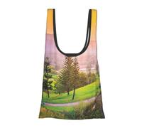 Golf Resort Park Foldable Shopping Bag In Pouch Reusable Shopping Bags