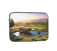 Golf Resort Park Laptop Case 13 inch, Shockproof Protective Computer Sleeve Cover Water Resistant Laptop Bag Carrying Tablet Cover Briefcase Handbags Gifts for Men Women