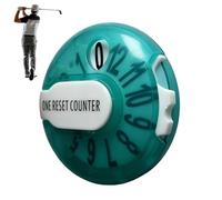 Golf Result Counter - ABS 3 x 3 x 2 cm Mini Golf Result Counter | Quick Resettable Digital Display Clip, Easy Tracking, Game Training | Women Men Golfer Players Outdoor Competition, T