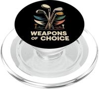 Golf Retro Vintage Weapons Of Choice PopSockets PopGrip for MagSafe