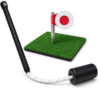 Golf Rope Swing Trainer with Rotating Target, Golf Swing Training Aid, Tempo & Rhythm Training, Speed, Strength Development, Warm-Up & Practice Equipment, Gifts for Golfer Men Dad Him Golfer