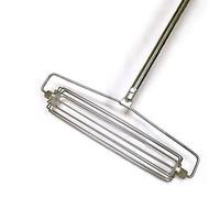 Golf Sand Bunker Rake, Stainless Roller Sand Trap Rakes,for Garden Landscape Beach Grass