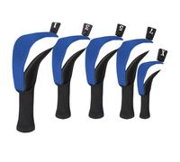 Golf Schläger Head Sleeves - Golf Club Covers, Golf Schläger - Sleeves | 5 Pieces Hybrid Forests | Breathable Racket Hip with Lice Plates