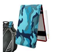 Golf Score Book | Golf Scorecard Holder with Pencil,Oxford Cloth Club Yardage Book, Golf Log Book, Golf Notebook, Portable Golf Gadget