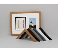 Golf Score Card Display Frame, With 6x4 Photo. 30x40cm Frame | Score Card sizes can vary - Check your size before purchase. (Walnut Frame - White Mount)