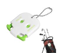 Golf Score Counter - 2 Digit Putting Score Clicker, Portable Golf Game Counter, Compact Chain Holder, Accurate Round Score, Lightweight Metal Score Counter for Practice the Go
