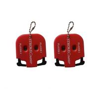 Golf Score Counter - 2 Player Stroke Counter with 2 Digits Display, Mini Square Golfs Score Indicator for Stroke Putt Counting, Handy Scorer for Golf Scoring and Training (Red 2PCS)