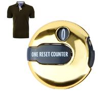 Golf Score Counter | Score Clamp | Up to 12 Strokes Golf Counter with Touch Reset for Score Keeper Green Driving Practice in the Garden