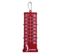 Golf Score Indicator Putting and Shot Golf Scoring Keychain 18 Hole Golf Score Counter Stroke Counter