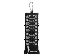 Golf Score Indicator Putting and Shot Golf Scoring Keychain 18 Hole Score Counterstroke Counter