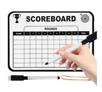 Golf Score Keeper - Erasable Golf Scoreboard for Game Recording | Reusable Tally - for Amateur and Players, Golf Supplies for Game Game, Tournament or Practice Round.