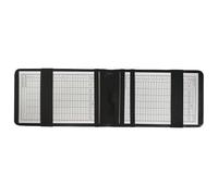Golf Score Log Book, Premium PU Leather Card Holder for Training, Professional Scores Display with Refillable Sheets for Practice, Competitions, Sports Club, Home, Recreation