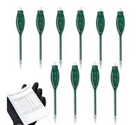 Golf Score Pencils - 10 Golf Evaluation Pens with Eraser Clips | Exercise Writing Tools Sport Golfing Game Supplies | Lead Writing Tool for Sports Events Wedding Company Meetings