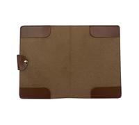 Golf Scorebook Cover - Yardage Book Cover, Scorecard Protector | Lightweight Waterproof Golf Gift for Players, Portable Golf Notebook Case for Men, Women, Friends, On-Course , brown, see