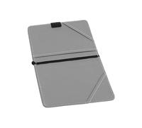 Golf Scorecard Book, Scoreclip, Tournament Accessory, Notebook, PU, Easy to Clean, Portable, for, Men's Golf Trip, Club, Silver gray